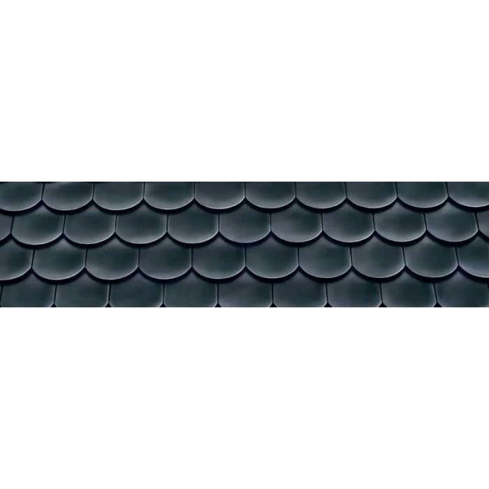 Керамическая черепица Braas Опал Глазурь королевский серый